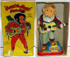 Rock'n Roll Monkey w/Box © Alps 1950s